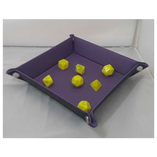 Folding Dice Tray (Purple)
