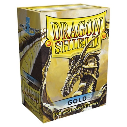 Dragon Shield Sleeves: 100 Box - Gold