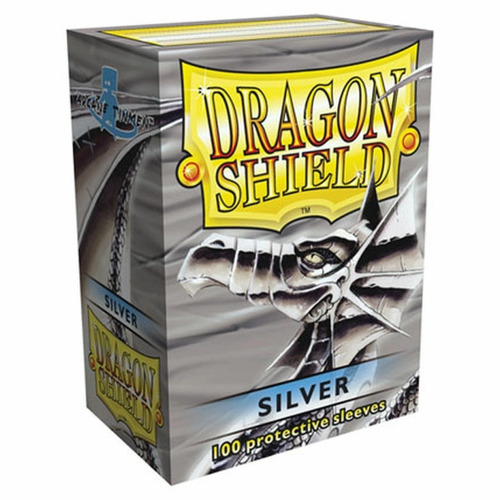 Dragon Shield Sleeves: 100 Box - Silver