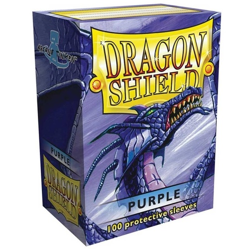 Dragon Shield Sleeves: 100 Box - Purple