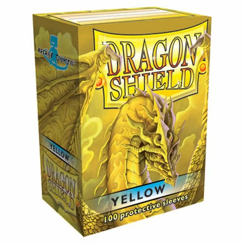 Dragon Shield Sleeves: 100 Box - Yellow