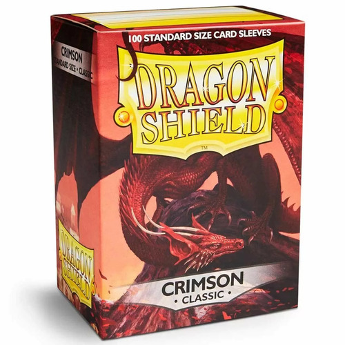 Dragon Shield Sleeves: 100 Box - Crimson