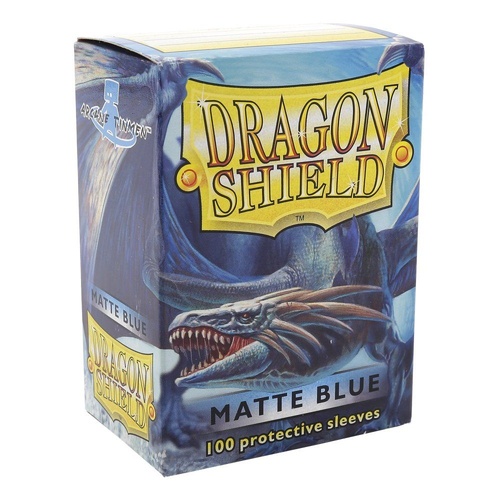 Dragon Shield Sleeves: 100 Box - Matte Blue