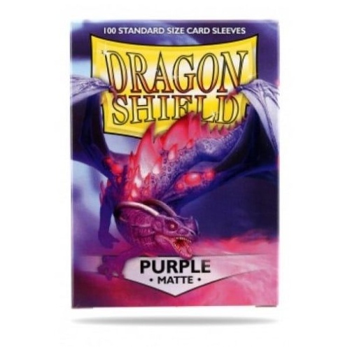 Dragon Shield Sleeves: 100 Box - Matte Purple