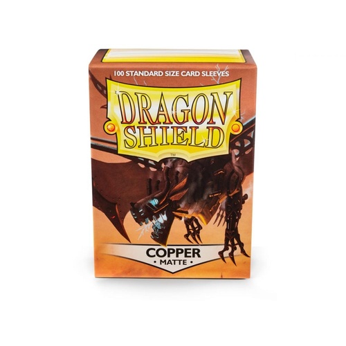 Dragon Shield Sleeves: 100 Box - Matte Copper