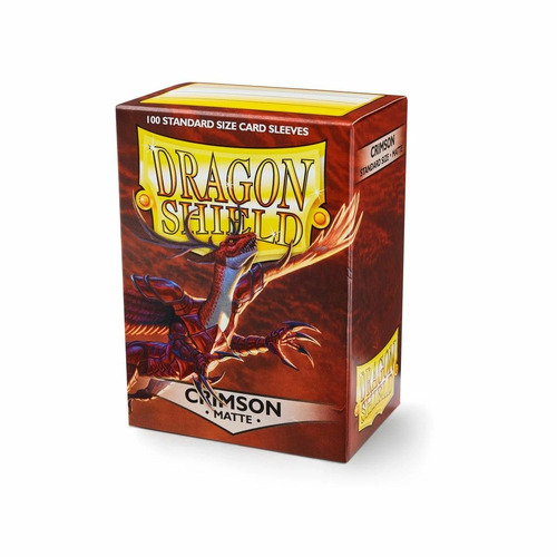 Dragon Shield Sleeves: 100 Box - Crimson Matte