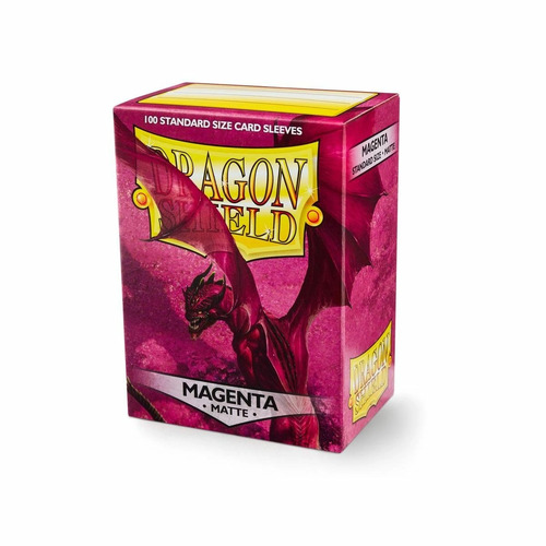 Dragon Shield Sleeves: 100 Box - Magenta Matte