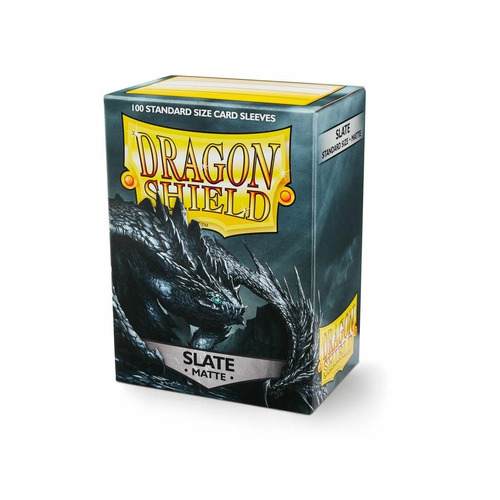 Dragon Shield Sleeves: 100 Box - Slate Matte