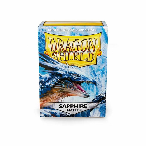 Dragon Shield Sleeves: 100 Box - Sapphire Matte