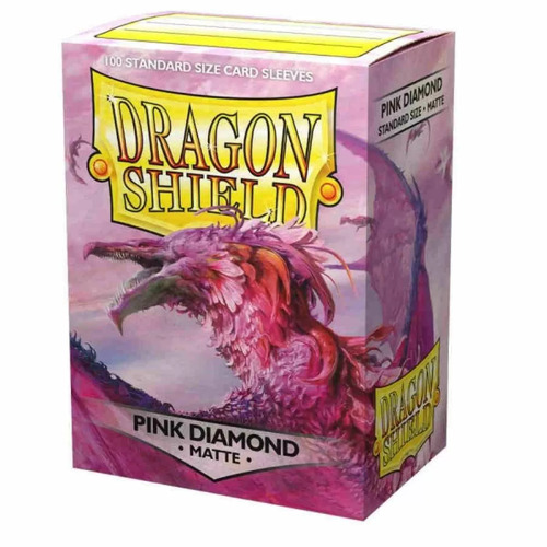 Dragon Shield Sleeves: 100 Box - Pink Diamond Matte