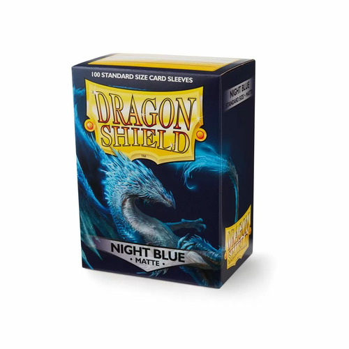 Dragon Shield Sleeves: 100 Box - Night Blue Matte