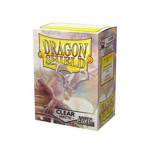 Dragon Shield Sleeves: 100 Box - Non-Glare Clear