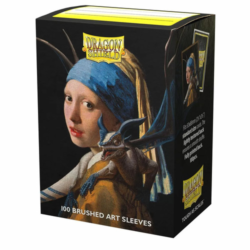 Dragon Shield Sleeves - Box 100 - MATTE Art - Girl with a Pearl Earring