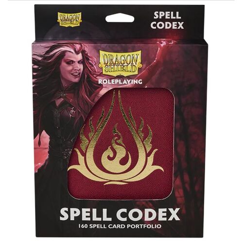 Dragon Shield Roleplaying Spell Codex Blood Red