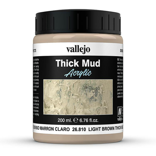 Diorama Effects Light Brown Thick Mud 200ml