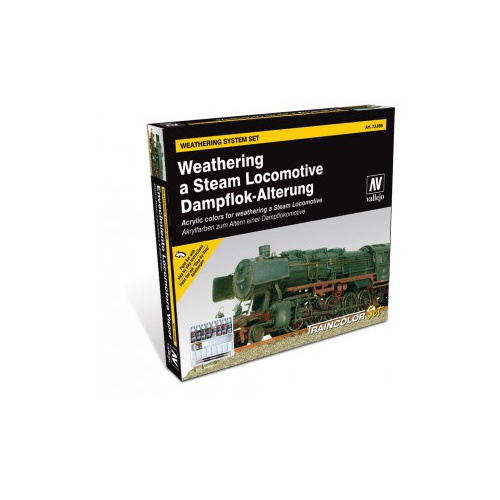 Model Colour Box Set Weathering a Steam Locomotive