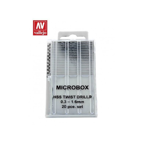 Tools Microbox drill set (20) 0.3-1.6mm