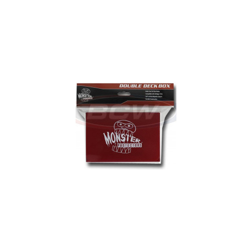 BCW Monster Double Deck Box: Matte Red