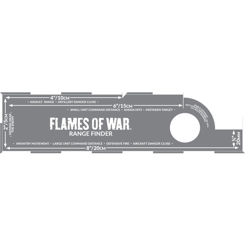 Flames of War 4th Edition Range Finder