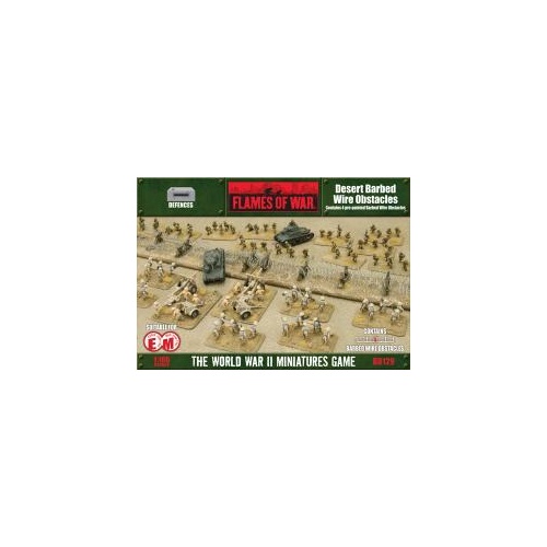 Battlefiend in a Box: BB129 Desert Barbed Wire Obstacles (15mm)