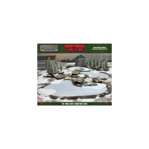 Battlefield in a Box: BB146 Frozen Ponds (Winter) (15mm)