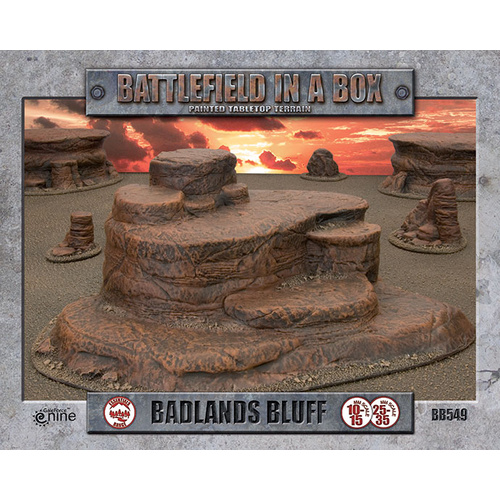 Battlefield in a Box: Badlands Bluff - Mars (x1) - (30mm)