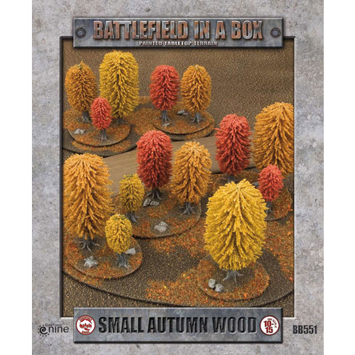 Battlefield in a Box: BB551 Small Autumn Wood (15mm)