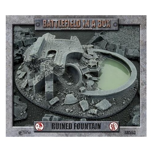 Battlefield in a Box: BB553 Gothic Terrain: Ruined Fountain -30mm (1 pc)