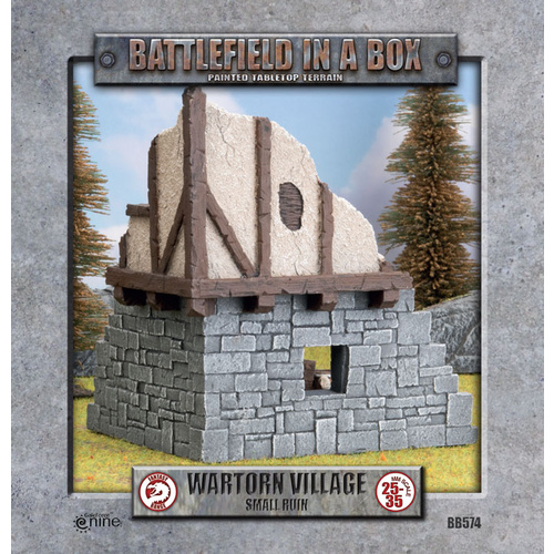 Battlefield in a Box: Wartorn Village - Small Ruin (30mm)