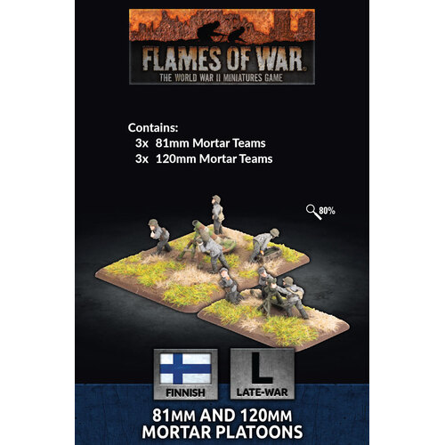 Flames of War: Finnish: 81mm and 120mm Mortar Platoons