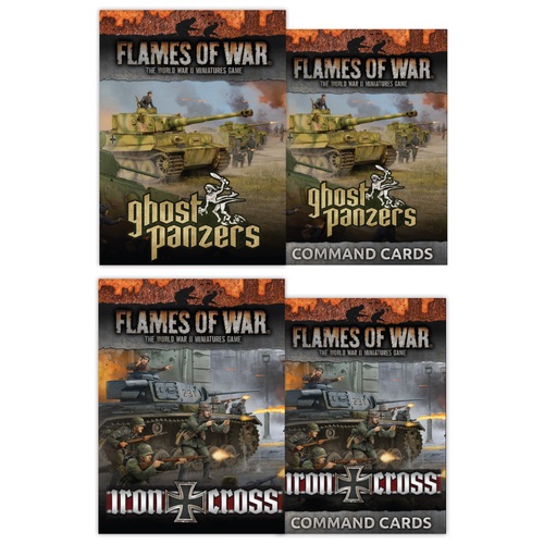 Flames of War: German Eastern Front Unit & Command Cards 