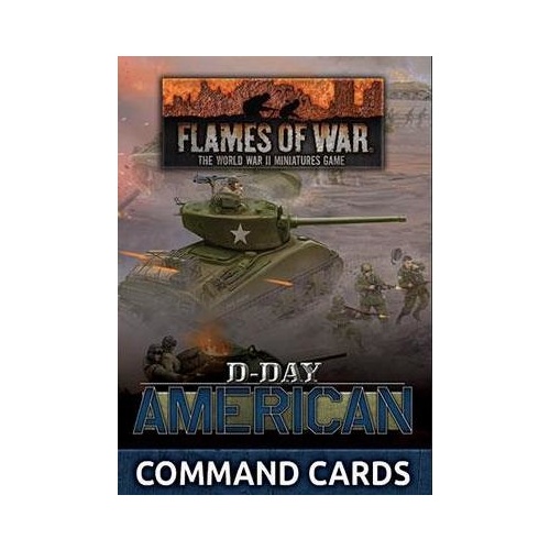 D-Day Americans Command Cards