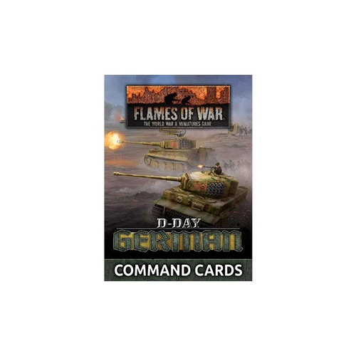 Flames of War: D-Day German Command Cards