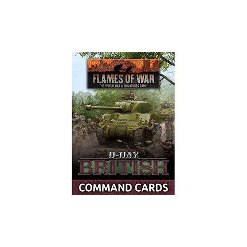 "D-Day British" Command Cards (47 cards)
