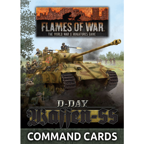 Flames of War: D-Day Waffen-SS Command Cards