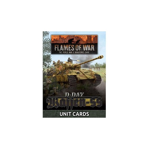 Flames of War: D-Day Waffen-SS Unit Cards