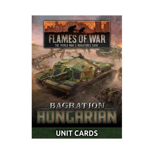 Flames of War: LW Bagration Hungarian Unit Card Pack