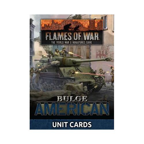 Flames of War: Bulge: American Unit Cards