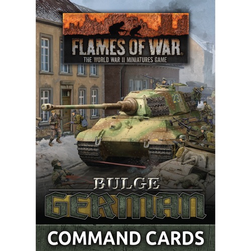 Flames of War: Bulge: German Command Cards