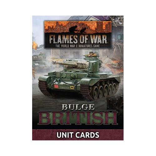 Flames of War: Bulge: British Unit Cards