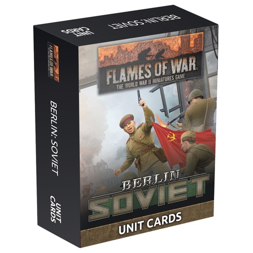 Flames of War: Berlin: Soviet Unit Cards 
