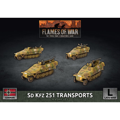 Sd Kfz 251/1 Transport Platoon Plast X85