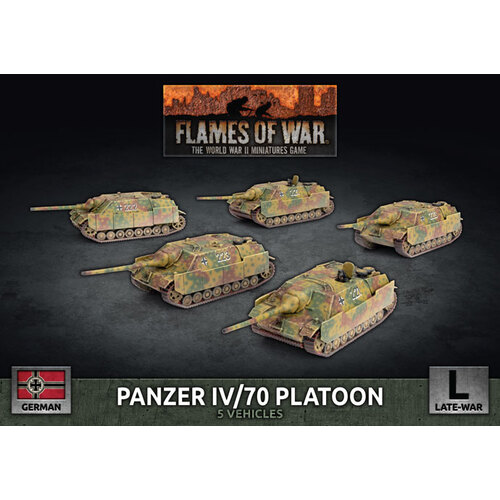 Panzer IV/70 Tank Platoon (x5 Plastic)
