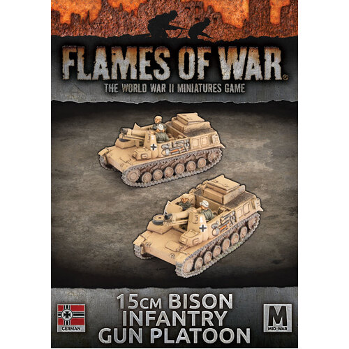 Flames of War: German: Bison 15cm SP Infantry Gun (x2)