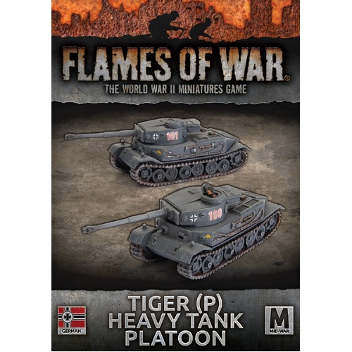 Flames of War: German: Tiger (P) (x2)