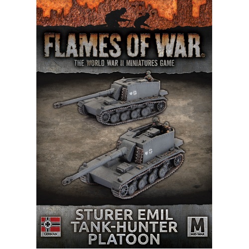 Flames of War: German: Sturer Emil Tank-Hunter Platton (x2)