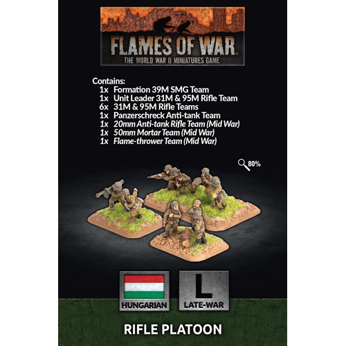 Flames of War: Hungarian: Rifle Platoon