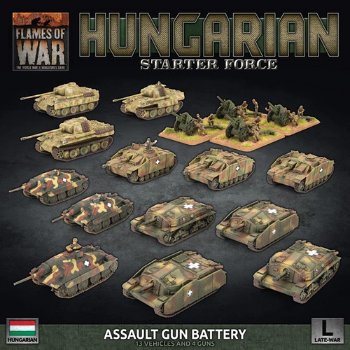 Flames of War: Hungarian Starter Force: Zrinyi Assault Gun Battery