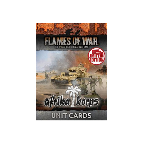 Flames of War: Afrika Korps Unit Cards (Ltd Ed)