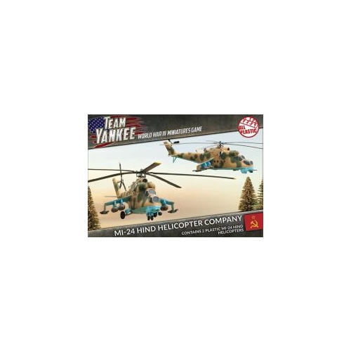 Team Yankee: MI-24 Hind Helicopter Company (x2) (Plastic)